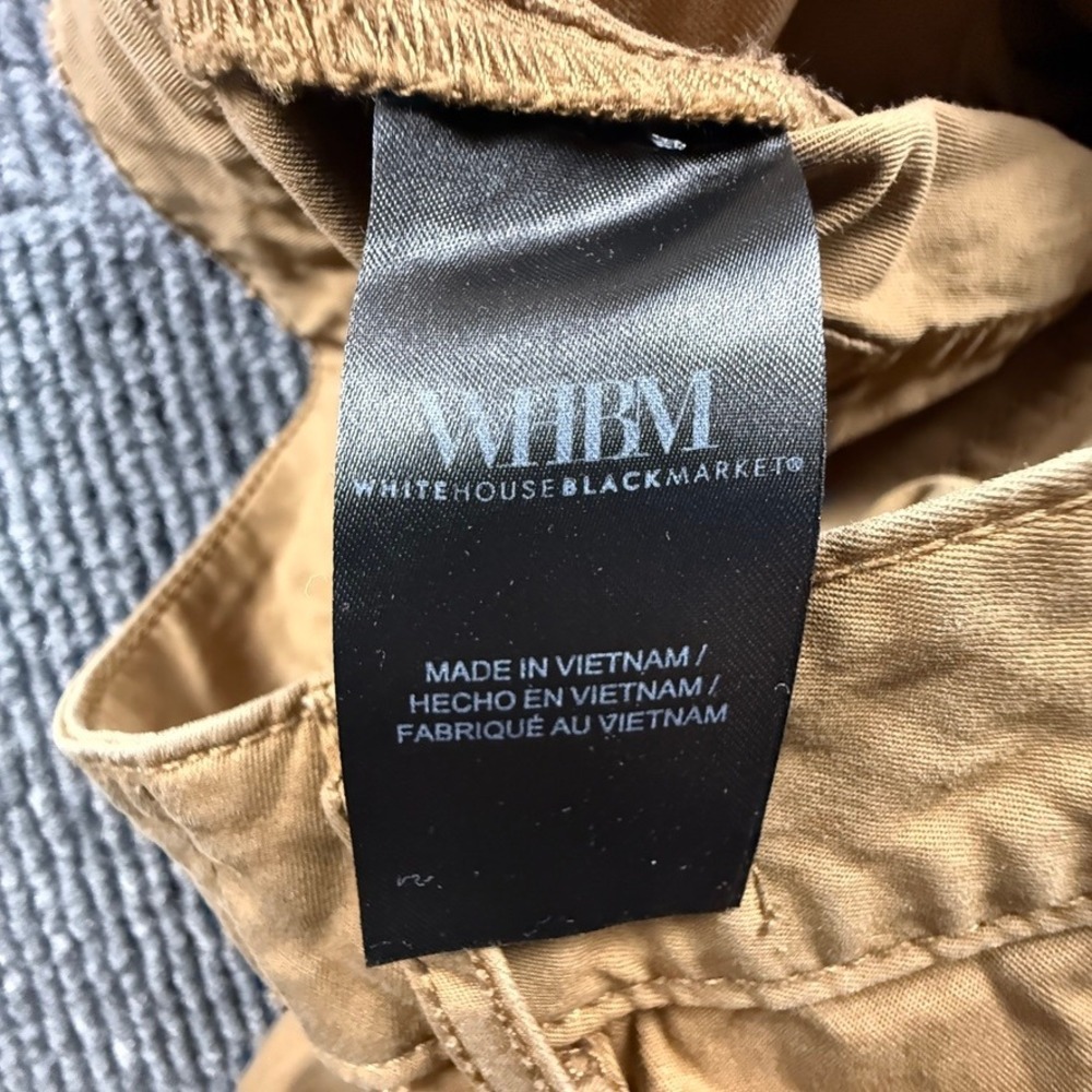 White House Black Market Slim Ankle Pret A Jet High Rise Utility Pants Size 6 - Picture 11 of 13